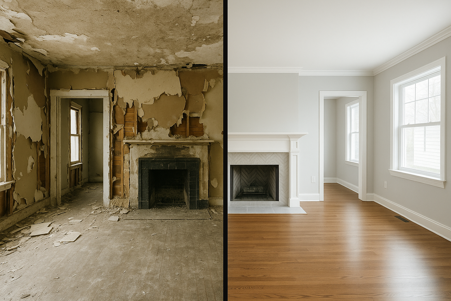 Rénovation intérieure complète par H.A.R.T.P